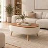 Hanah Home Luno klub sto 90 × 45 × 60 cm, bela