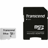 SDXC MICRO 64GB 300S + SD ADAPTER TRANSCEND
