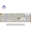 Keychron K10 HE brezžična mehanska tipkovnica, aluminij, Gateron nebula magnetna stikala, RGB, bela (Special Edition) (K10H-Q1-UK)