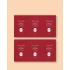 Tirtir Mask Fit Red Cushion 6 Shade Trial Kit - 1 g * 6 kos No.43N, 45N, 45W, 47N, 51N, 55N