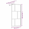 Stijenka za walk-in tuš sa staklom ESG zlatna 90 x 195 cm
