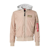 ALPHA INDUSTRIES Prehodna jakna MA-1 bež/temno siva