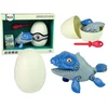 shumee Mosasaur Set dinozavrov z jajcem DIY modri izvijač
