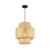 Luster HESTIA na sajli, 1xE27/60W/230V, prečnik 30 cm, bambus