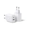 UGREEN X227 20W GaN Zidni Punjač 1x USB-A + 1x USB-C – Beli