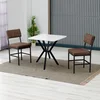 Hanah Home Trpezarijski sto i stolice Dubai, Braon-beli