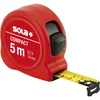 SOLA tračni meter Compact, 5 m, kontrolni znak EG, točnost II