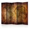 artgeist Paravan Old World Map, 5-Delni, Dvostranski