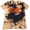 AC/DC Logo Wash Dip Dye Tan And Black M Majica