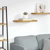 Polica na zidu Zidne Smeđa 60 x 23 x 4 cm Konstruirano drvo