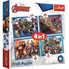 Trefl Set slagalica Avengers, 4 komada, 207 delova