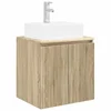 Umivaonik s policom Hrast sonoma 49,5 x 41 x 62,5 cm