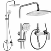 Komplet za prhanje REA STORM CHROME