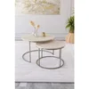 Hanah Home Milas set klub stolova, antik / travertin
