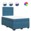 vidaXL vidaXL Box spring postelja z vzmetnico modra 120x190 cm žamet, (21310688)