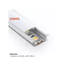 DAWN Led profil LL-ALP001-R komplet
