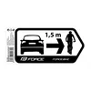 Force nalepnice sigurnost za automobil 184x84mm, crna ( 16427 )