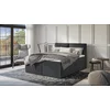 Boxspring postelja Jake - 160x200 cm - tkanine Enjoy