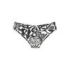 BUFFALO Bikini hlačke črna / bela