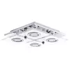 Eglo Cabo plafonjera/4, led, gu10, 4x3 w, hrom/saten