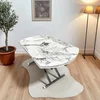 Hanah Home Proširivi trpezarijski sto, Beli