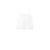 MANGO Top BOLAS off-bela