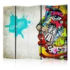 artgeist Paravan Graffity Beauty I, 5-Delni, Dvostranski