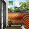 Balcony ekran Narančasta i smeđa 110 x 200 cm Oxford tkanina
