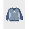 Sinsay - Loose duks sa okruglim izrezom, ukrasnim šavovima i kontrastnim paspulom - grey blue