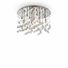 Ideal Lux-LED Kristalno stropno svetlo MOONLIGHT 12xG9/3W/230V pr.60 cm zlatno