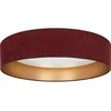 Brilagi-LED Stropno svetilo VELVET SIMPLE LED/36W/230V 3000K prečnik 55 cm bordo/zlatna
