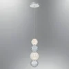 Opviq Luster L1404, 120cm, 12 cm 1x7W, LED, 3000K, Srebrne boje