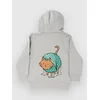 Blue Tomato Yarned Around Kids Hoodie heather grey