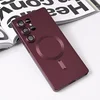 Maska za telefon Magsafe Chrome za Samsung S938B Galaxy S25 Ultra, Bordo