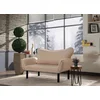 Atelier del Sofa Dvosed na razvlačenje Chatto 140x70x65cm Krem