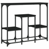 Konzolni stol crni 89,5 x 28 x 76 cm od konstruiranog drva