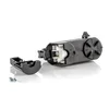 GLOBAL 3-kanalni večnamenski adapter Noa, nosilnost 10 kg, črn - črna - Kovina