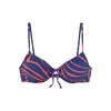 BUFFALO Bikini zgornji del Wire-Top Dune modra/oranžna