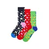 Happy Socks nogavice z bombažem paket 3 kosov
