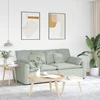 Modularna sofa s jastucima svijetlosiva