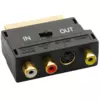ZED electronic Scart prelaz na 3 x RCA (činč), sa prekidačem - VP49