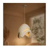 BRILAGI - Luster na sajli WABI SABI 1xE27/60W/230V prečnik 35 cm bela