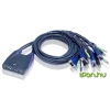 KVM Sw. Aten 4P. USB VGA Avdio