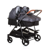 Kolica za blizance 3u1 Chipolino duo smart SGrey