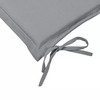 shumee Blazina za vrtno klop siva 180x50x4 cm