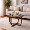 Hanah Home klub sto Hisar 90, 90 cm, orah