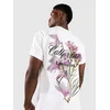 Empyre La Floral Boxy moška majica white