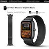 Iboann Zamenska narukvica za pametne satove za Vivo Watch GT Smart, Tamnosiva