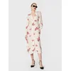TWINSET Srajčna obleka 231TP2701 Bež Regular Fit