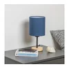 Brilagi - Stona lampa NUBILA WOOD 1xE27/25W/230V hrast/tamno plava